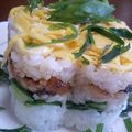 ユミえ～もん's cooksnap of when they made うなぎをさっぱりと☆うなきゅう押し寿司.