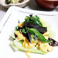 ＴＯＭＯＷＡＴ's cooksnap of when they made 青菜ときくらげの卵炒め.