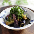 まろんかふぇ's cooksnap of when they made レンジで簡単★なすと大葉の胡麻和え.