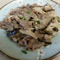 leoleocchi's cooksnap of when they made おつまみに◎牛肉ときのこの柚子胡椒炒め.