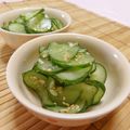 赤い電話's cooksnap of when they made 簡単きゅうりのおひたし☆ごま油風味☆.