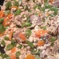 hamuyuka's cooksnap of when they made 我が家の☆豚肉入り炒り豆腐☆.