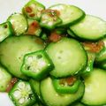 ★のりぞう★'s cooksnap of when they made 簡単 オクラand梅きゅ〜サラダ♪.