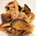 きゃれんはは's cooksnap of when they made 豚ナスきのこのポン酢炒め.