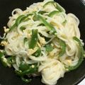にしぼりん's cooksnap of when they made ピーマンと卵で手抜きそうめんチャンプルー.
