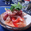 ｸﾏﾘｴ's cooksnap of when they made 和風なサーモンのマリネ♪柚子胡椒風味.