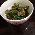 まっすん822's cooksnap of when they made ネバネバ☆オクラのごま和え.