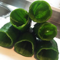 ひろくんの奥さん's cooksnap of when they made わたしのピーマンの種取り法.