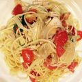 ちぇじゅん's cooksnap of when they made トマトとツナの冷製パスタ.