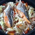 hinato母's cooksnap of when they made 夏野菜たっぷり鮭の洋風ホイル包み焼き.