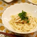 ＊＊rose＊＊'s cooksnap of when they made スモークチキンのせ☆梅そうめん.