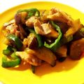 chobirop's cooksnap of when they made なすとピーマンの豚肉ピリ辛炒め☆.