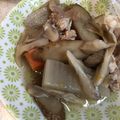 anemonenan's cooksnap of when they made 牛蒡 豆腐 挽き肉の煮物 シンプルで美味.