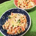 もりにー☆'s cooksnap of when they made 白菜とツナの胡麻マヨサラダ.