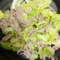 ゆき99's cooksnap of when they made 豚こまとキャベツの味噌炒め.