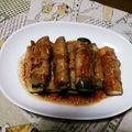 いぬのおうちかあさん's cooksnap of when they made 簡単☆美味し☆ズッキーニの豚肉巻き.