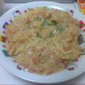 璃羅ッ熊's cooksnap of when they made 小海老のトマトクリームパスタ.