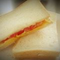 クックPM5RG5☆'s cooksnap of when they made 簡単☆玉子とトマトのホットサンド.