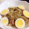 チョミ蔵's cooksnap of when they made いぶりがっこチャーハン☆.