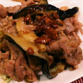 かずのにゃんこ's cooksnap of when they made 豚コマとすき焼きのタレで簡単しょうが焼き.