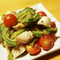ハチワレねこ's cooksnap of when they made 柔らかささみとゴーヤの醤油炒め.