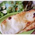ちろこ★'s cooksnap of when they made インド風ナン（手ごねでナンの作り方）.