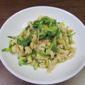 まさたかまま's cooksnap of when they made 鶏皮とキュウリの柚子胡椒ポン酢和え♬.