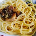 ニナマン's cooksnap of when they made 某漫画紹介レシピ！牡蠣のペペロンチーノ.