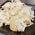 ♡M∫K∫♡'s cooksnap of when they made シューマイの皮で飾った蒸し肉団子.