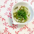 uzu1118's cooksnap of when they made 長芋・オクラともずくの梅大葉風味.