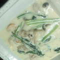 suzukizm's cooksnap of when they made 小松菜とむきエビのミルク煮.