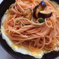 noanoanoan's cooksnap of when they made ♡スキレット de 鉄板ナポリタン♡.