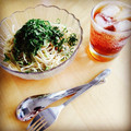 re07i04ka's cooksnap of when they made 梅風味✿納豆の和風冷製パスタ.