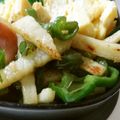 かすてら１２'s cooksnap of when they made 野菜だけ！ながいもとピーマンの炒めもの.