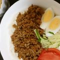 ーマッチョモモンガ's cooksnap of when they made 冷たいうどんジャージャー麺風.