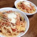 ごわさん's cooksnap of when they made 夏♡なすのトマトパスタ.