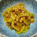 kママ４１８７'s cooksnap of when they made ゴーヤだけ～おかか炒め煮.