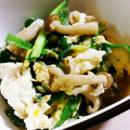 ICCHIE31's cooksnap of when they made くにしゃんのキノコとニラの卵とじ♪.