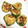ﾂﾉっち's cooksnap of when they made 豆腐でカサ増し&ヘルシーピーマンの肉詰め.