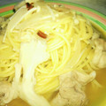 Fighters侑李's cooksnap of when they made 豚肉とキノコの和風スープパスタ.