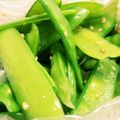 きえまま's cooksnap of when they made きぬさやのナムル.