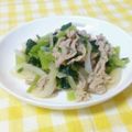 あ～ちゃんさ～ちゃん's cooksnap of when they made 小松菜と豚肉の味噌炒め♡.
