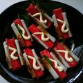 K怪獣ママ's cooksnap of when they made ♪簡単1品竹輪かにかま.