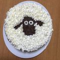 らいす！！'s cooksnap of when they made ひつじのショーン♡キャラケーキ♪.