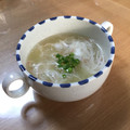 のんちママ's cooksnap of when they made 加賀太胡瓜と蟹風味かまぼこのとろみスープ.