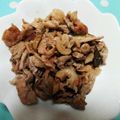 梨愛♪'s cooksnap of when they made 豚細切れとキュウリのポン酢炒め.