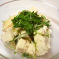 もりちゃんズ's cooksnap of when they made 簡単☆豆腐と水菜の炒め物.