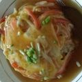 ポポポポポフィ〜♡'s cooksnap of when they made 話題入り簡単ランチ☆卵とカニかまで天津飯.