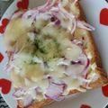 ポポポポポフィ〜♡'s cooksnap of when they made 新玉ねぎで簡単美味しいトースト.