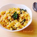 ずはずは☆'s cooksnap of when they made 焦がし醤油薫る～♪大葉じゃこウメ炒飯.
